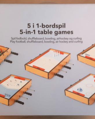 5 in 1 table games