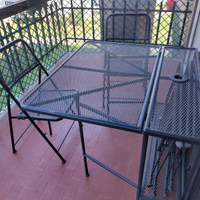 Tavolo allungabile da esterno/giardino in ferro