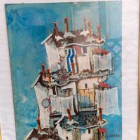 quadro con cornice dim 347 esterno di noto pittore