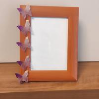 Cornice portafoto con farfalle 