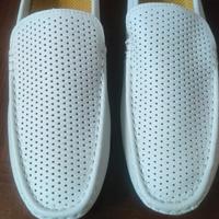 scarpe bianche estive ecopelle morbide mai usate