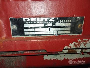 motore Deutz 6 cilindri.