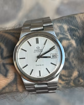 Omega geneve dynamic automatic orologio vintage
