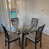 Tavolo ARGO Calligaris e sedie 
