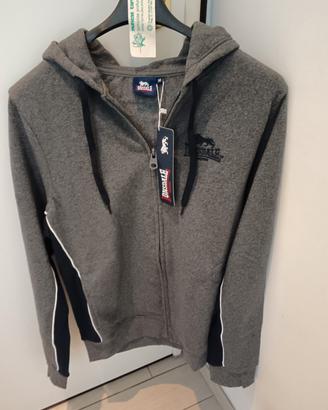 felpa da uomo con cappuccio e zip 