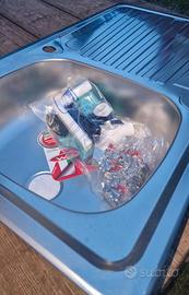 Lavello acciaio inox 86x50