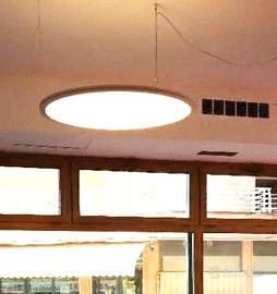 4 LAMPADARI BIANCHI PER UFFICIO A LED