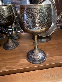 Set bicchieei e caraffa orientali