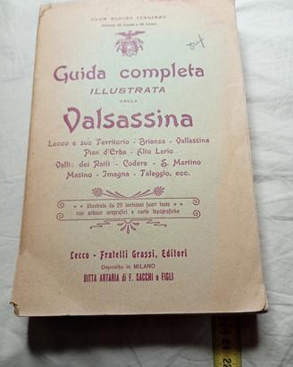 1903-Guida itinerario alpina descrittiva di Lecco