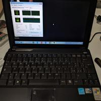 Netbook 10" SSD 256 GB Windows 7 starter 