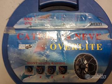 Catene neve 9 mm nuove