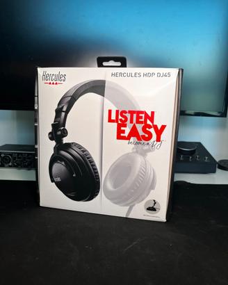 Hercules HDP DJ45 Cuffie DJ senza pad