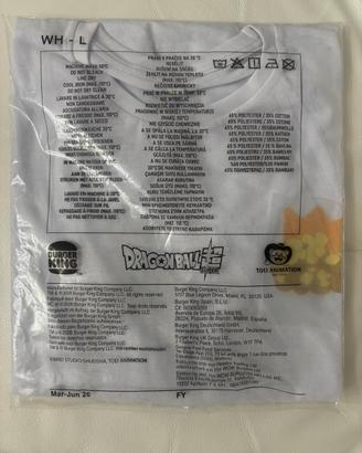 Maglietta Dragonball Super x Burger King