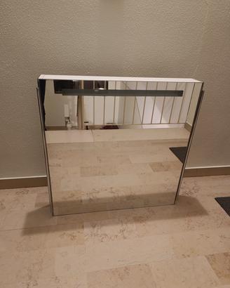 specchio bagno quadrato scatolato 80x80