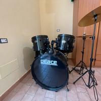 Batteria acustica completa, Peace.