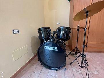 Batteria acustica completa, Peace.