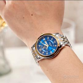 Orologio Donna resistente all’acqua Oro e Argento
