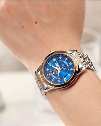 Orologio Donna resistente all’acqua Oro e Argento
