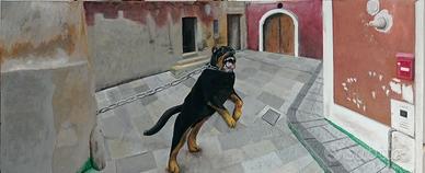 Rancori -olio su tela - 50x120 cm