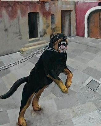 Rancori -olio su tela - 50x120 cm
