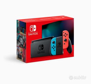 Nintendo Console Switch con Joy-Con Rosso Neon e B