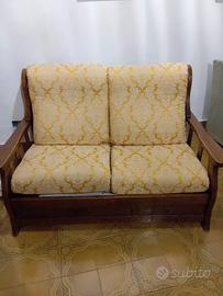 divano letto legno massello