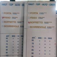 BOX DOCCIA FISSO + PORTA SOFFIETTO