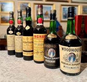 Bottiglie vino Marsala Superiore vintage ‘60/‘80
