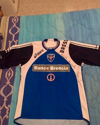 Maglia brescia allenamento autografata