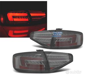 FANALI PER AUDI A4 B8 12-15 SEDAN LED DINAMICI FUM