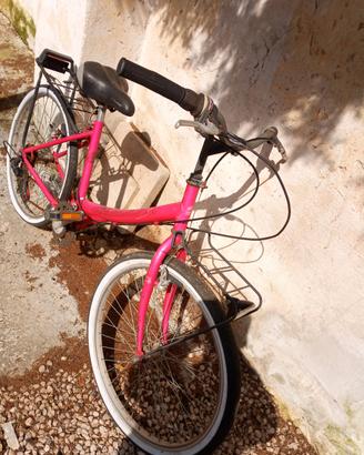bici da donna Rossa
