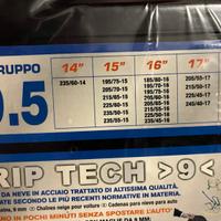 Catene da neve nuove 9mm