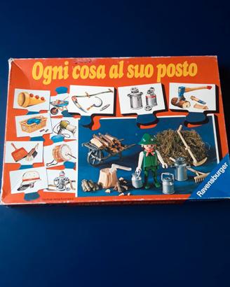 Gioco da tavolo Playmobil vintage puzzle
