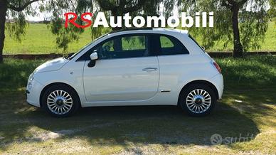 FIAT 500 1.2 LOUNGE PELLE RED TETTO P. GARANZIA12/