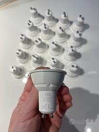 20 pz. LED GU10 6W 4000K