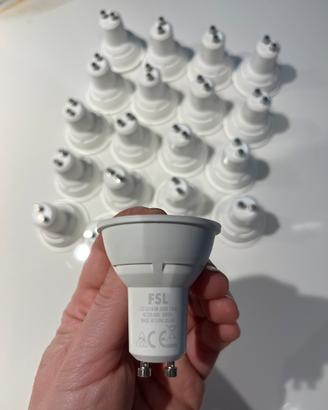 20 pz. LED GU10 6W 4000K