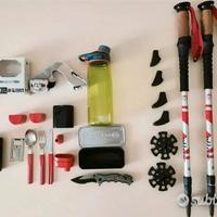 Materiale per outdoor, campeggio, scout in stock 