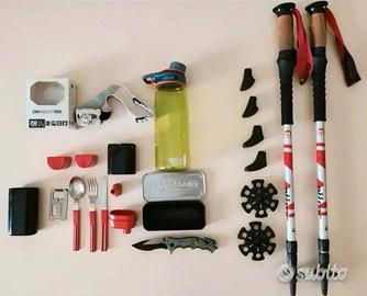 Materiale per outdoor, campeggio, scout in stock 