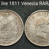 5 lire 1811 Venezia Rara