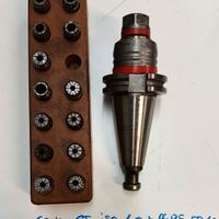 Cono CT ISO 40+pinze ER 16 - Tornio - fresatrice 