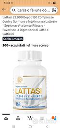 Lattasi 22.000 Depot Intolleranza Lattosio