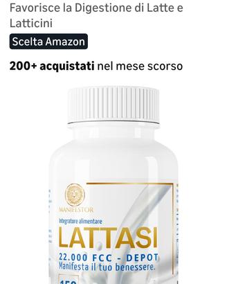 Lattasi 22.000 Depot Intolleranza Lattosio