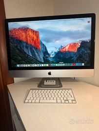Imac 27 16 GB di ram SSD 1 TB + 120 GB
