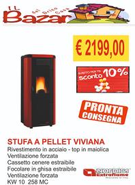 STUFA A PELLET NORDICA EXTRAFLAME MODELLO VIVIANA