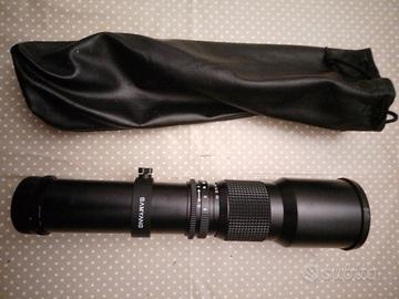 Obiettivo Samyang tele 500 mm f/8 Preset