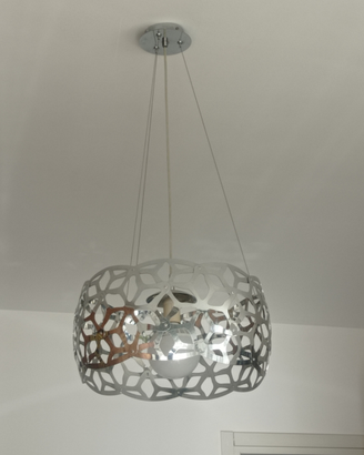 Lampadario in acciaio