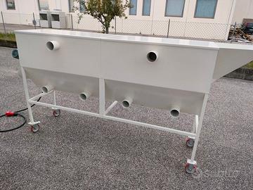 VAGLIO ROTATIVO  ROT50 rete foro  tamburo 5 mm