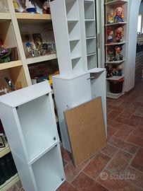 set mensole componibile per camera o studio