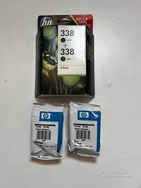 HP 338 Cartucce Originali 2 nuove Sigillate + 2