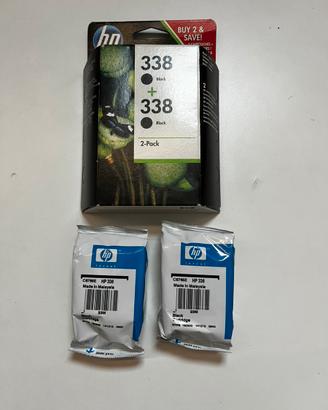 HP 338 Cartucce Originali 2 nuove Sigillate + 2